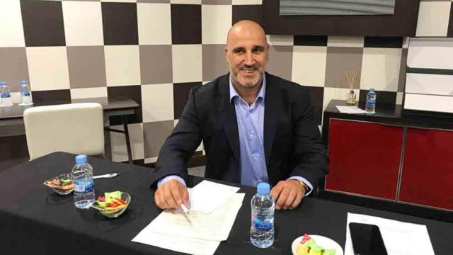 El empresario Iván Carrillo, en su rol en la Federación Catalana de Fútbol (FCF)