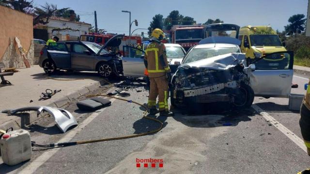 Imagen de un accidente en Flix