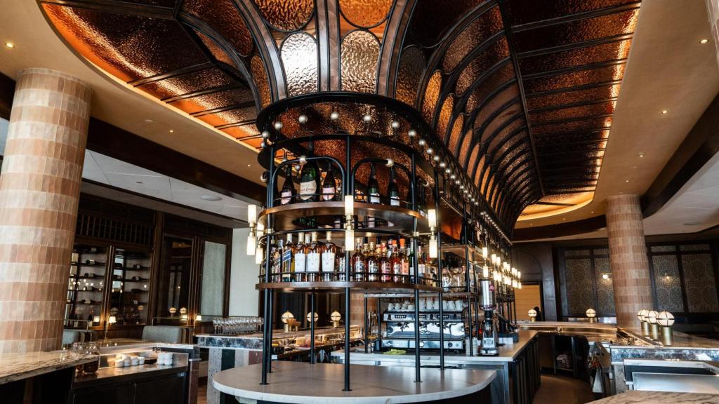 Zona de bar del nuevo hotel SLS Barcelona
