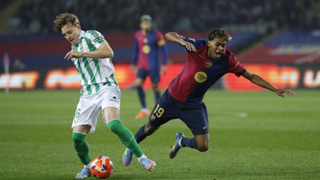 Lamine Yamal, en el Barça-Betis de Liga