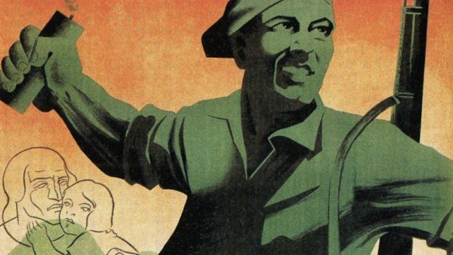 Cartel revolucionario de la revolución de Asturias (1934)