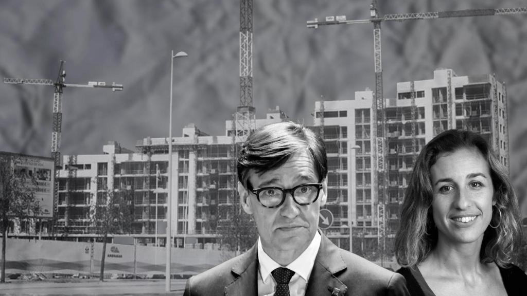 El presidente de la Generalitat, Salvador Illa, y la diputada de la CUP, Laia Estrada