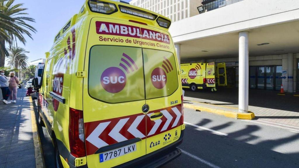 Una ambulancia de Tasisa, filial de HTGroup