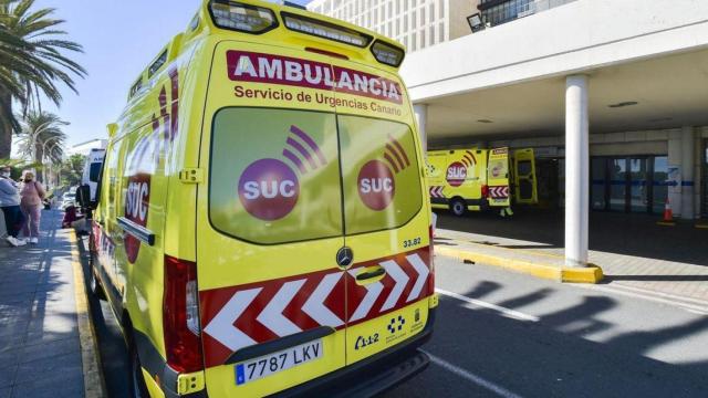 Una ambulancia de Tasisa, filial de HTGroup
