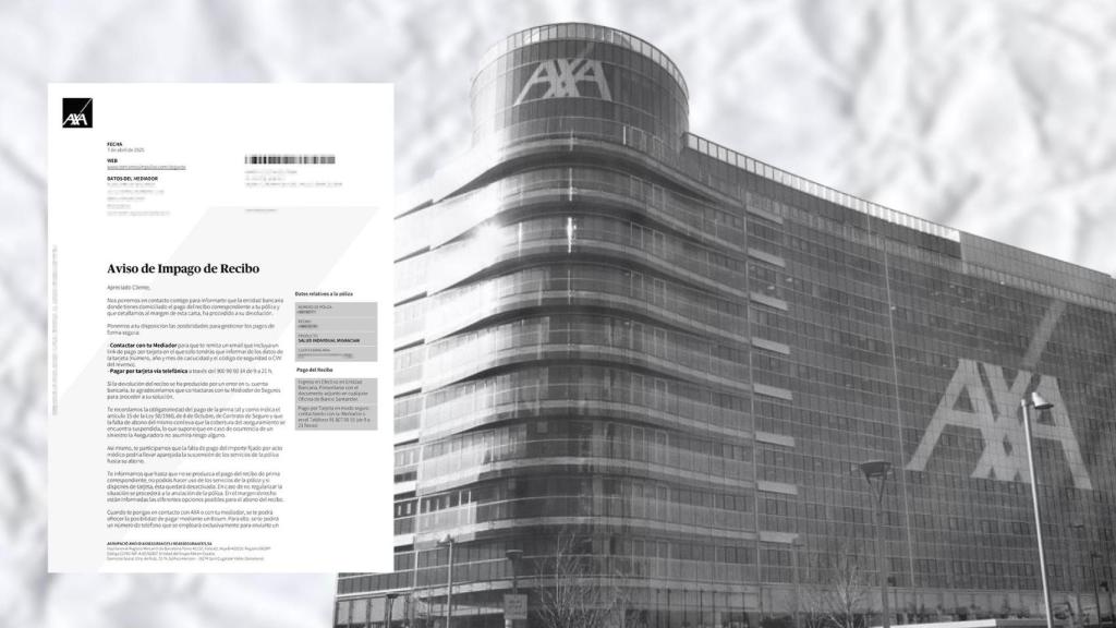 Recibo de un cliente de Agrupació Mutua retornado por impago sin cambiar la cuenta