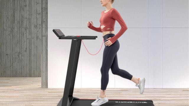 Esta cinta de correr plegable y compacta perfecta para ejercitarse en casa por menos de 200€