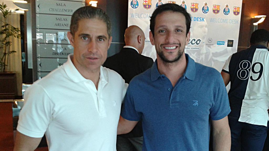 Sylvinho y Juliano Belletti, exjugadores del Barça