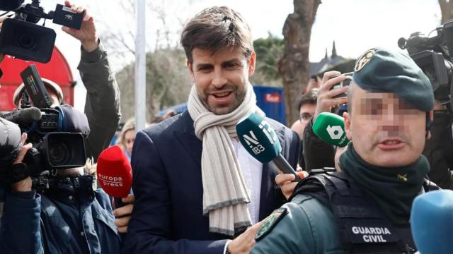 Gerard Piqué llega a los juzgados de Majadahonda para prestar declaración como imputado en el 'caso Supercopa'