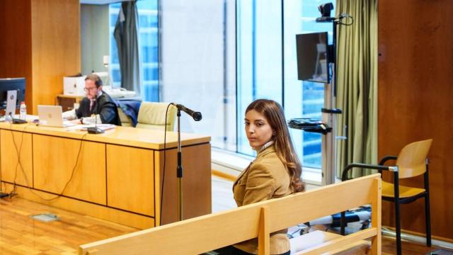 Isabel Peralta durante el juicio