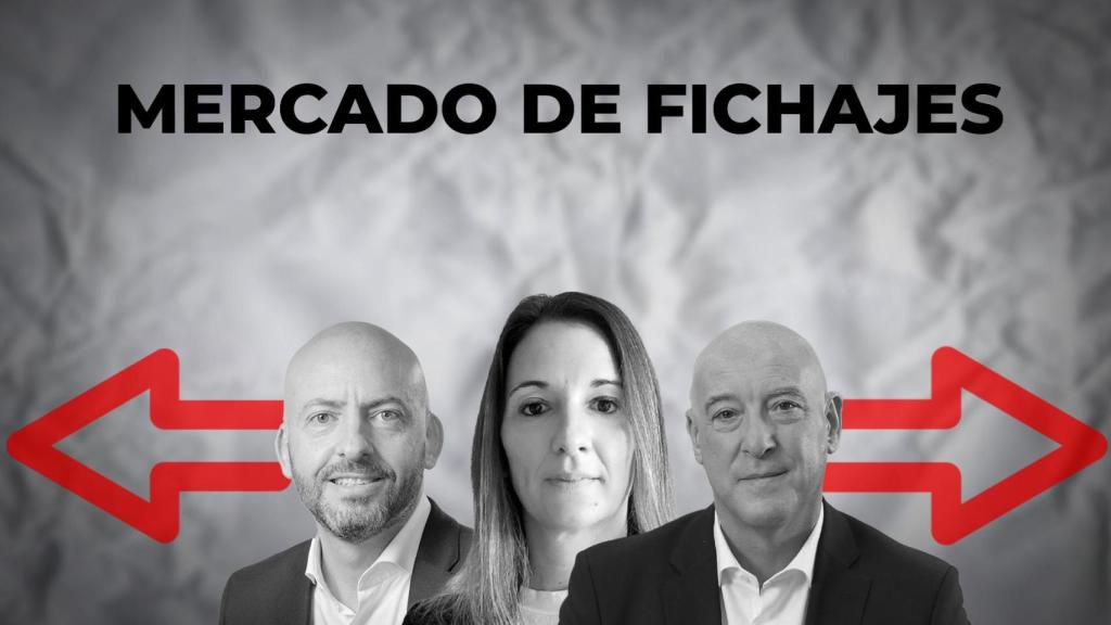 Imagen conjunta de Roman Bartomeo (Boehringer Ingelheim), Marta Méndez (Banco Sabadell) y Jordi Cazorla (Eurofer)