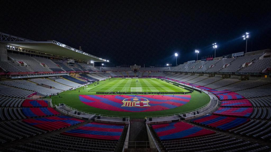 L'Estadi Olímpic Lluís Companys, llar provisional del Barça a Montjuïc