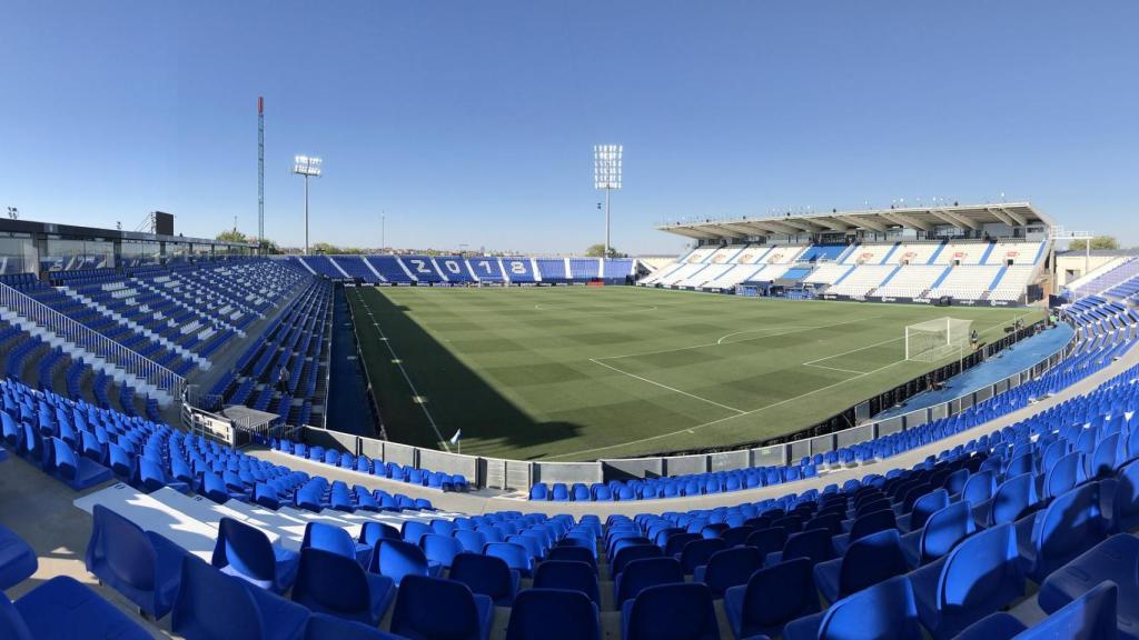El Estadio Municipal Butarque, el feudo del CD Leganés