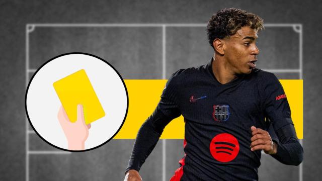 Tarjeta amarilla para Lamine Yamal en el Leganés-Barça de Liga