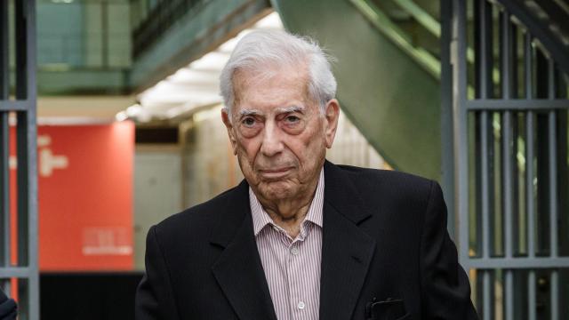 El escritor Mario Vargas Llosa en 2023