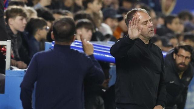 Hansi Flick pide disculpas al entrenador rival en el Leganés-Barça