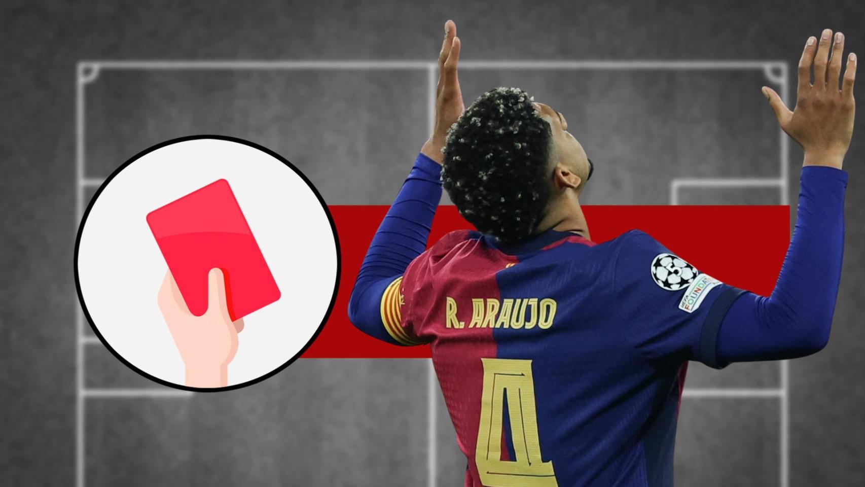 Tarjeta roja: Ronald Araujo