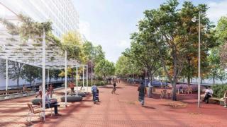 Render de las nuevas viviendas de Sant Martí