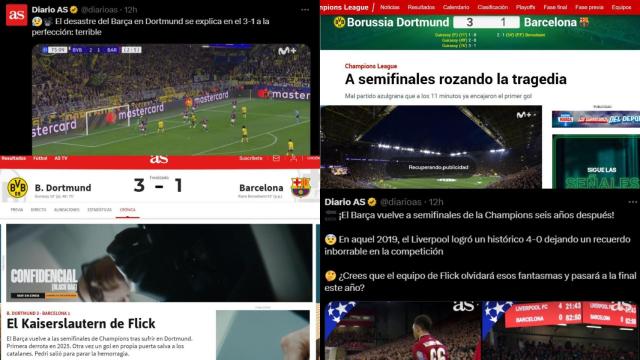 Los diarios de Madrid, despiadados contra el Barça de Flick