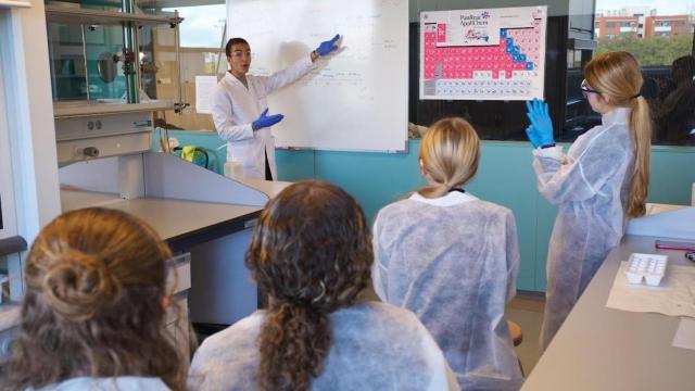 Estudiantes de ESO y Bachillerato realizan prácticas científicas guiadas en laboratorios de la UA