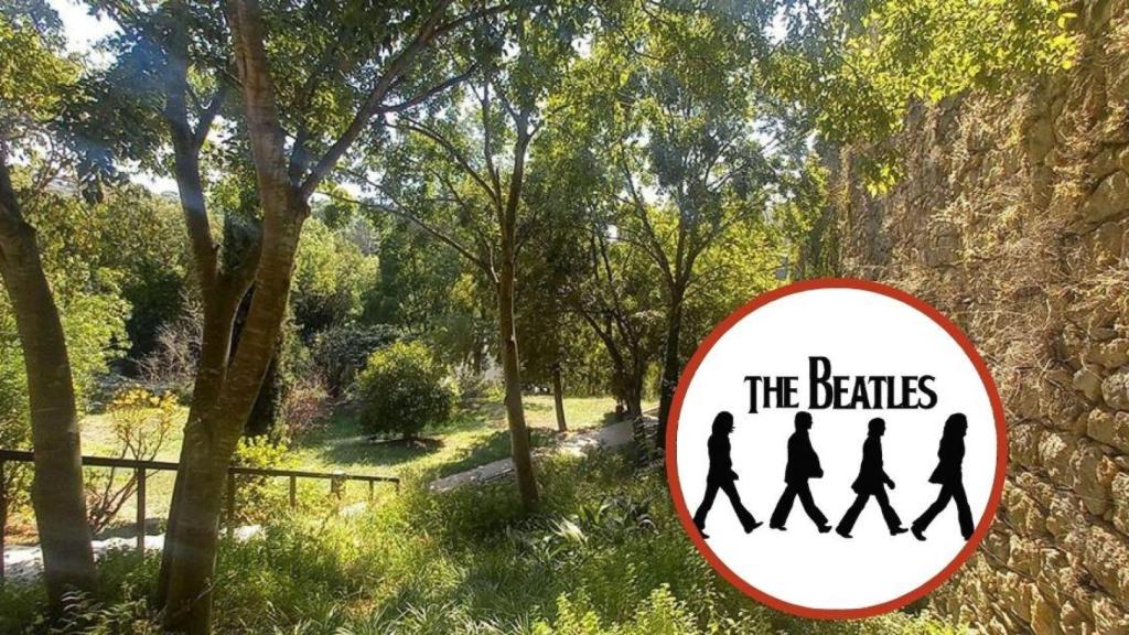 Fotomontaje jardines de John Lennon