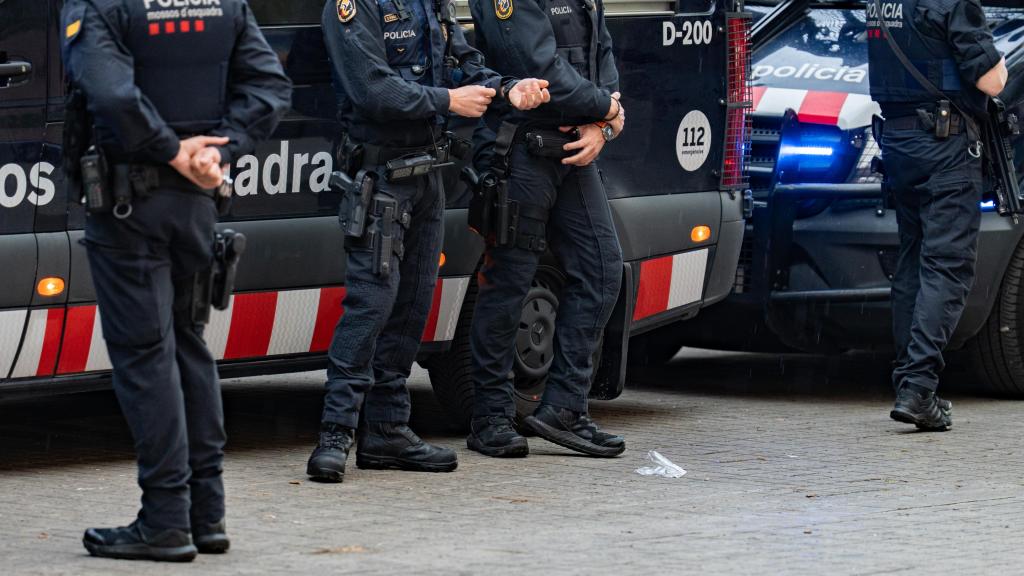 Agentes de la ARRO de los Mossos d'Esquadra en un operativo anterior en Mataró 