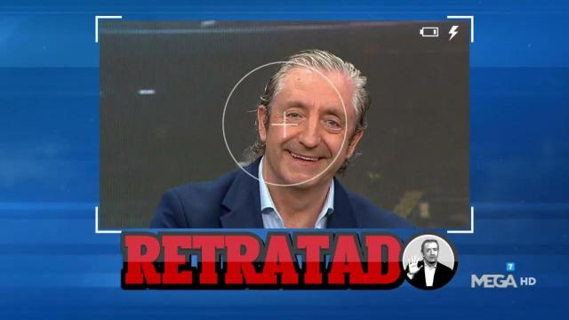 Josep Pedrerol, retratado en el programa 'Chiringuito de Jugones'