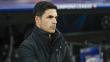 Mikel Arteta, durant la victòria de l'Arsenal al Santiago Bernabéu
