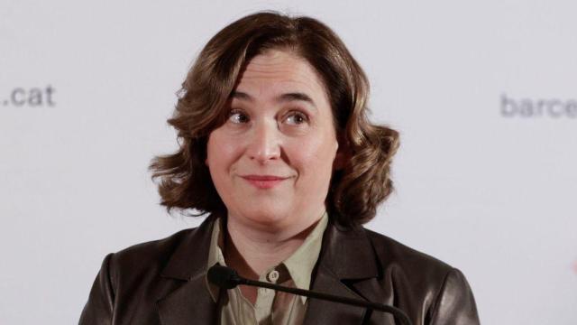 Ada Colau, exalcaldesa de Barcelona, en una comparecencia pública anterior