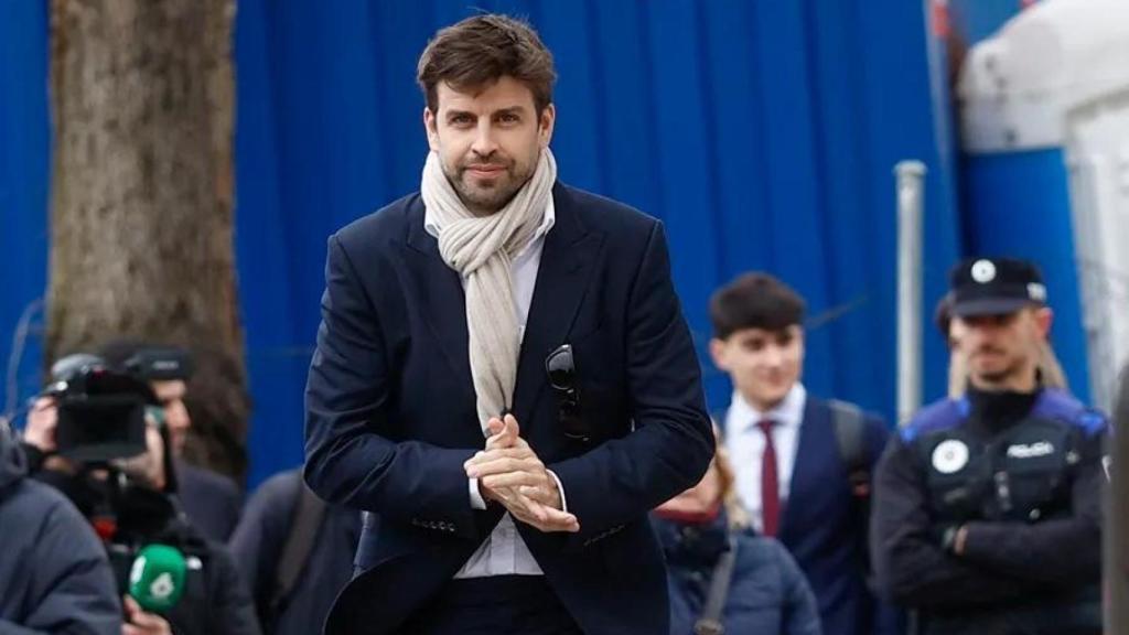 Gerard Piqué, llegando a declarar al juzgado de Majadahonda que le investiga