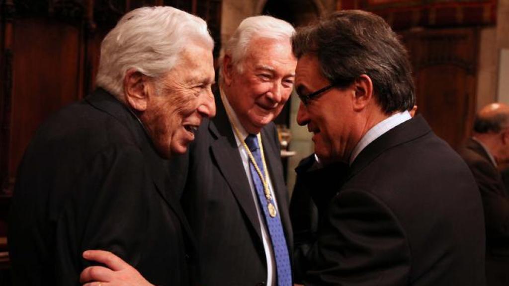 El empresario Pere Mir, con el 'expresident' Artur Mas en 2013