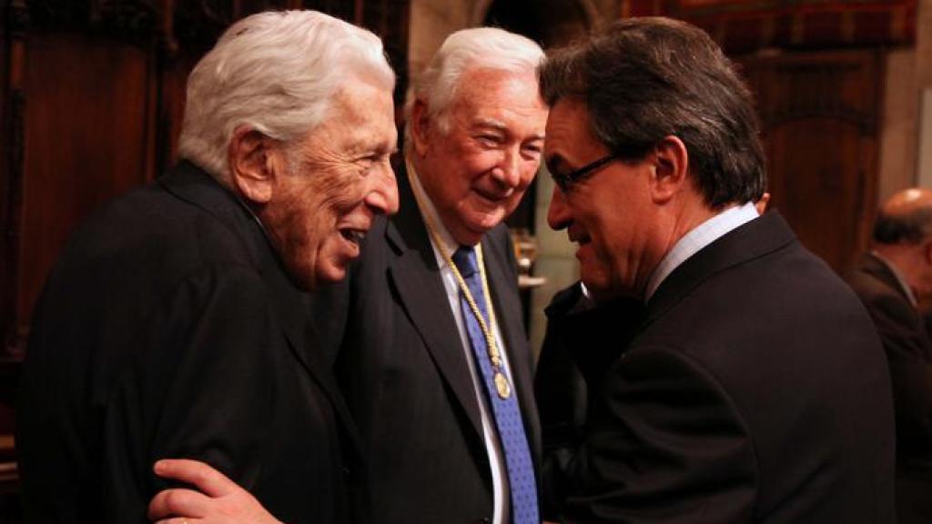 El empresario Pere Mir, con el 'expresident' Artur Mas en 2013