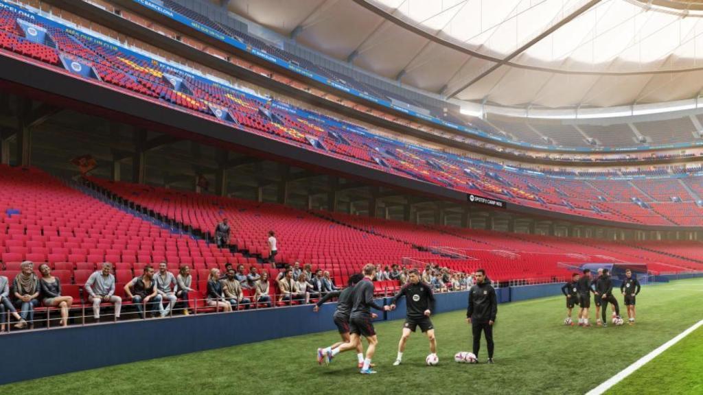 Imagen virtual del nuevo Camp Nou