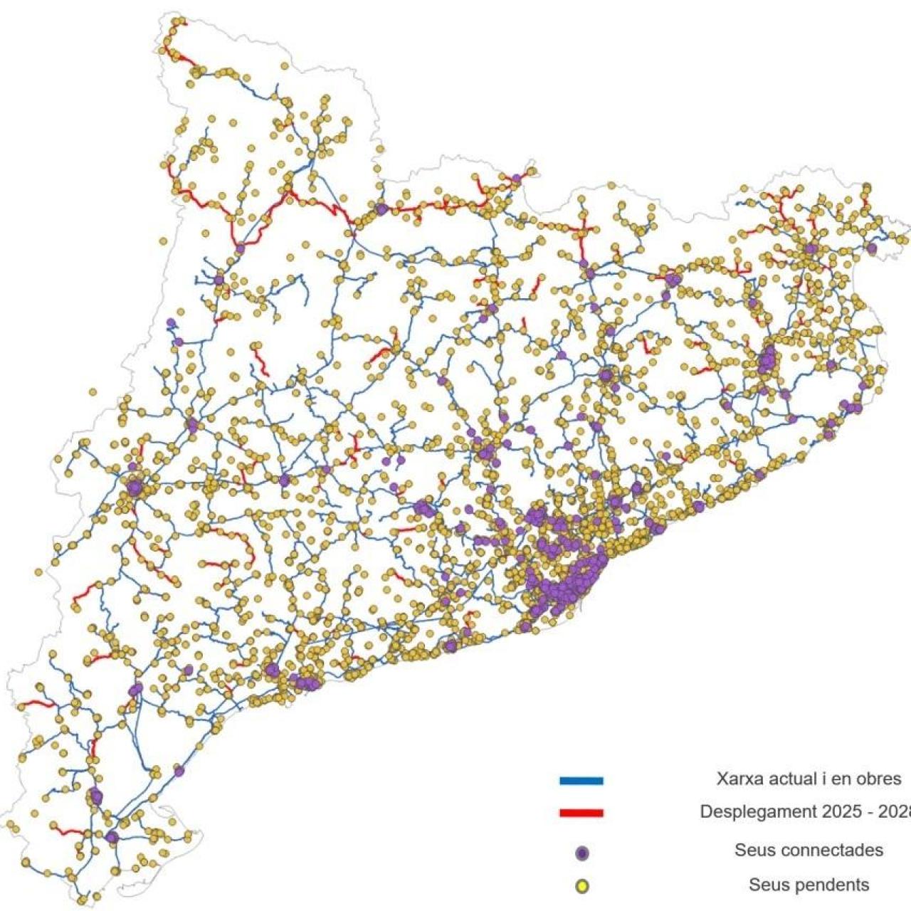 Sedes actuales y futuras de la nueva infraestructura tecnológica