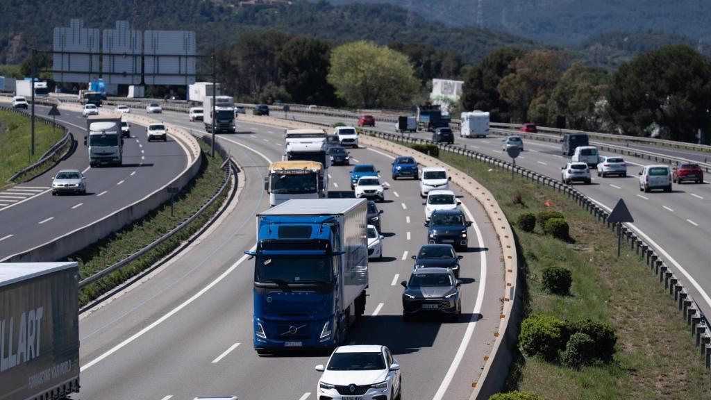 Imagen de archivo de la AP-7 en Sant Cugat del Vallès