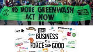 Protesta contra el 'greenwashing'