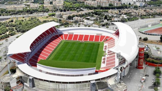 Son Moix, con las nuevas gradas