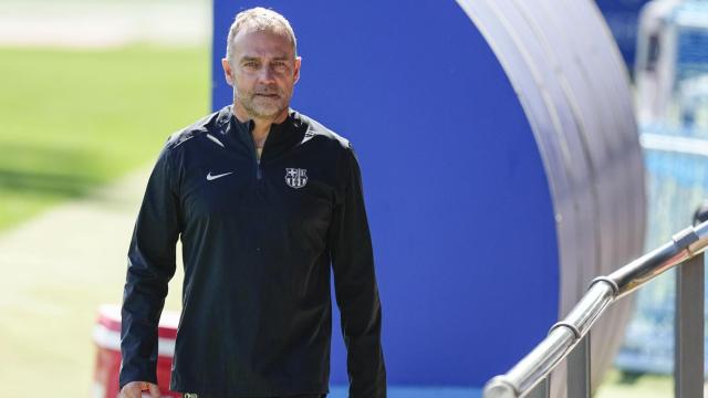 Hansi Flick, el día antes del Barça-Mallorca