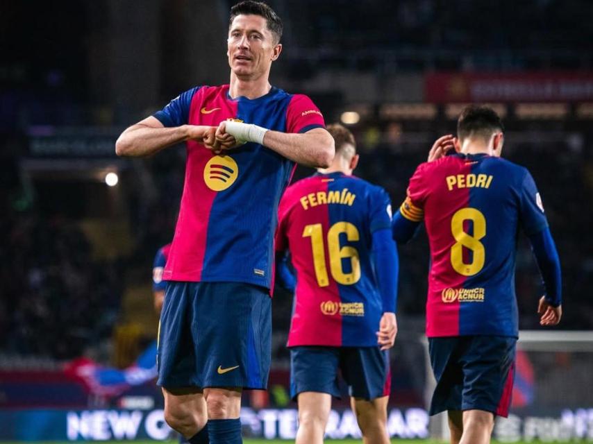 Lewandowski, con la mano vendada