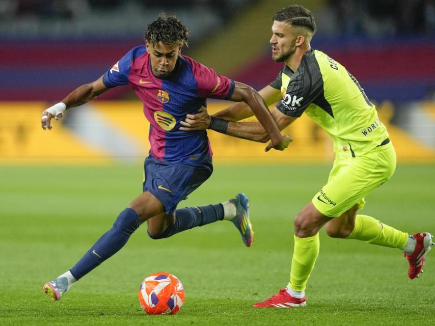 Lamine Yamal se escapa de Copete