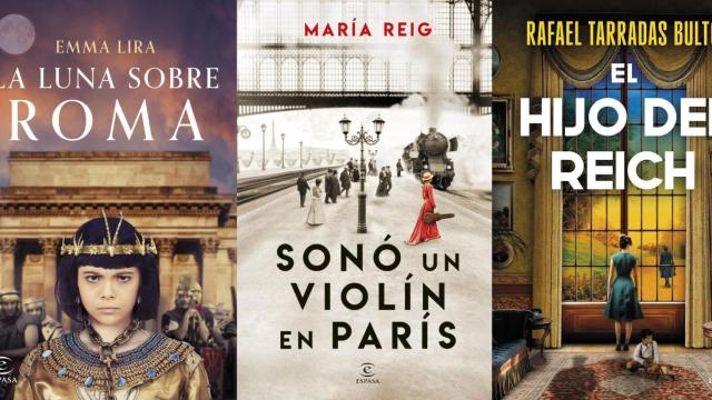 Tres novelas históricas de autor: secretos e intriga para este Sant Jordi