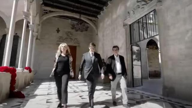 Illa y Cercas reivindican las raíces cristianas de Sant Jordi en un ‘diálogo’ en la Generalitat muy criticado por los independentistas