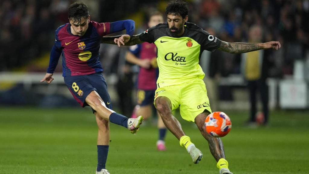 Pedri, contra el Mallorca