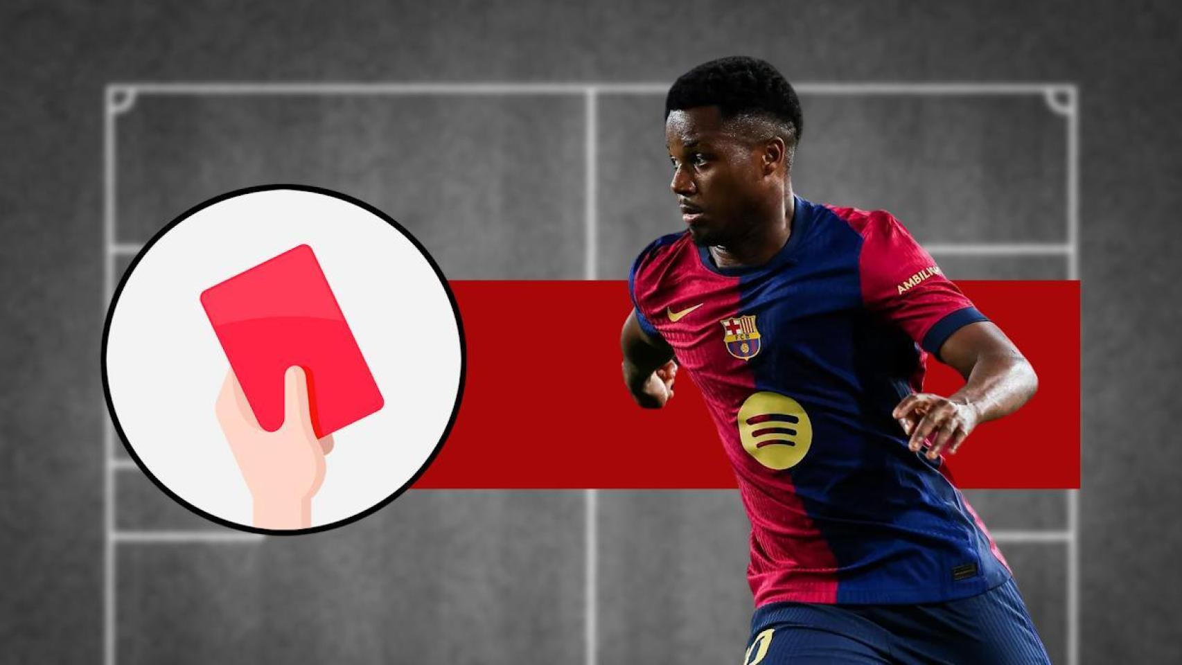 Tarjeta roja: Ansu Fati