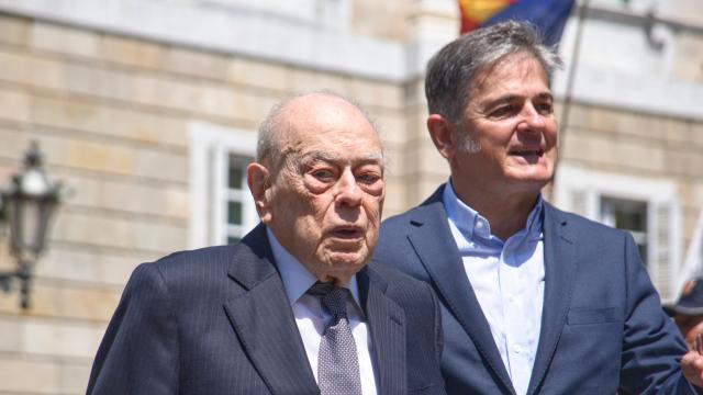 Imagen de archivo de Jordi Pujol, junto a su hijo Oriol Pujol Ferrusola