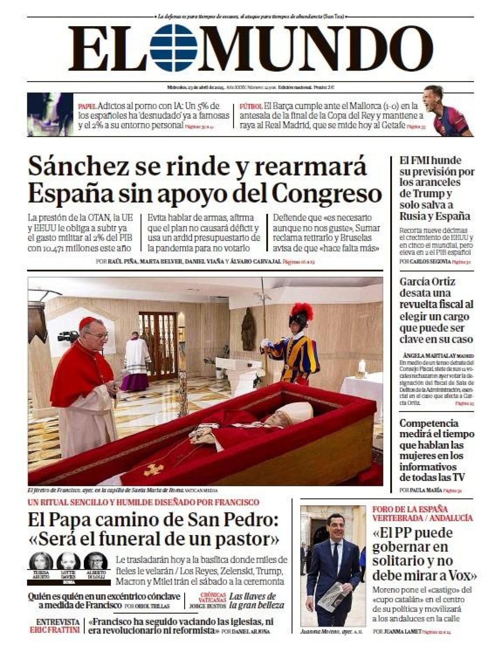 Portada El Mundo