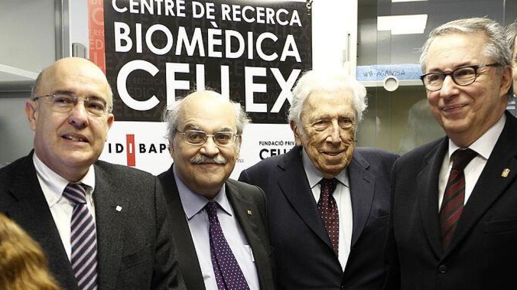 Boi Ruiz, Mas-Colell i Pere Mir, al centre Cellex