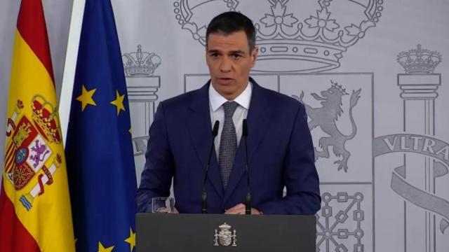 El presidente del Gobierno, Pedro Sánchez