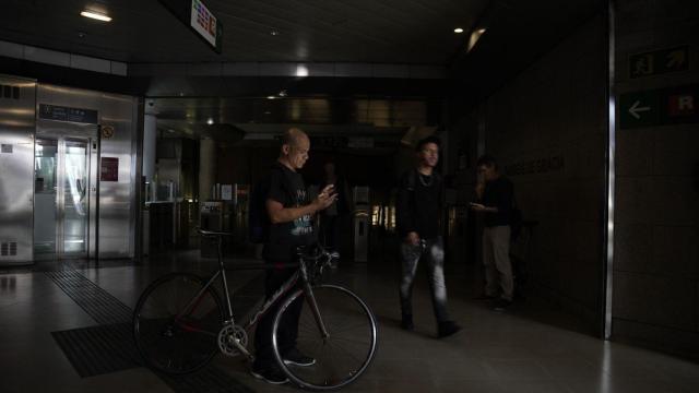 Apagón en una estación de Renfe en Barcelona