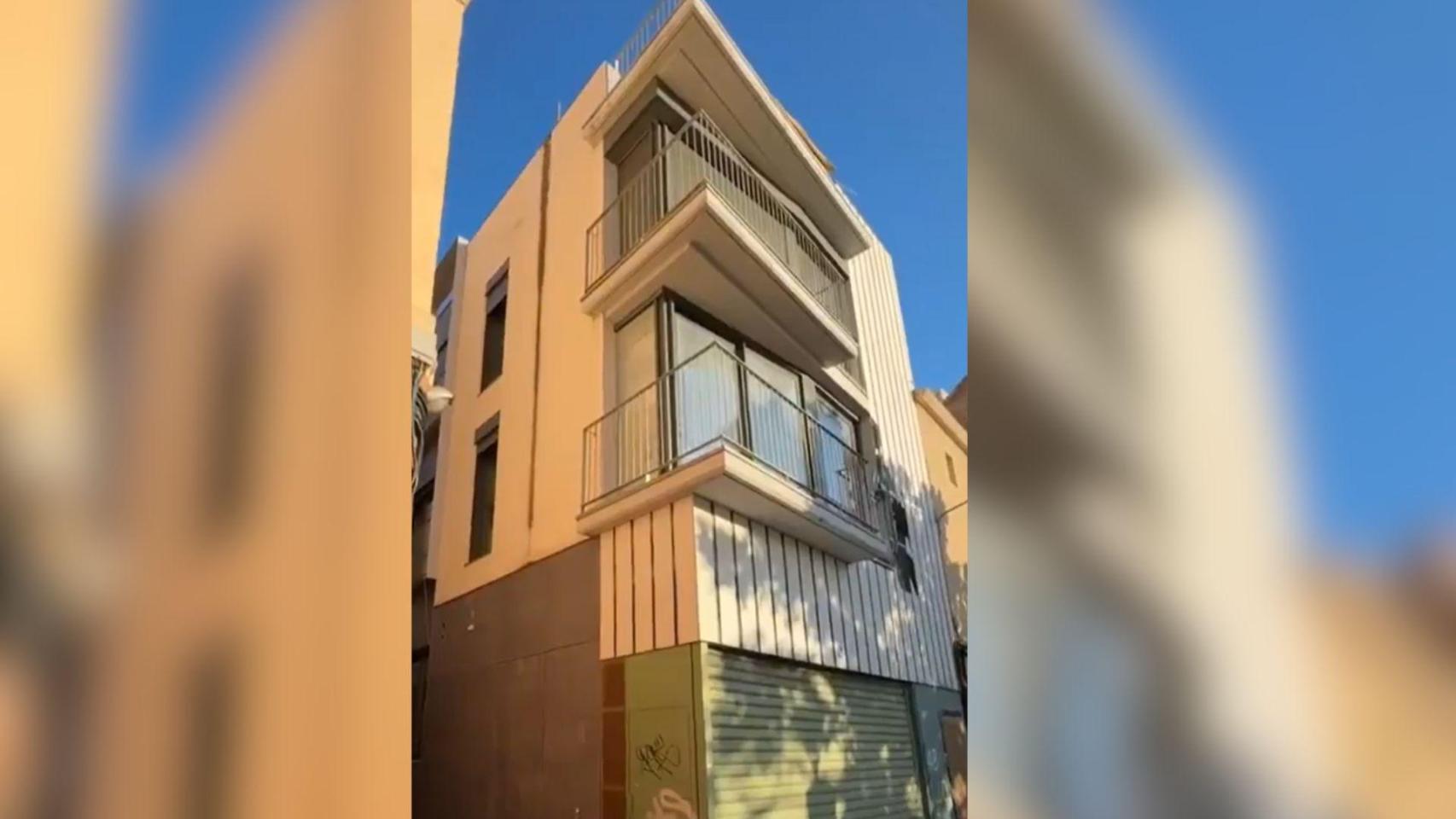 Piso okupado en Badalona durante el apagón