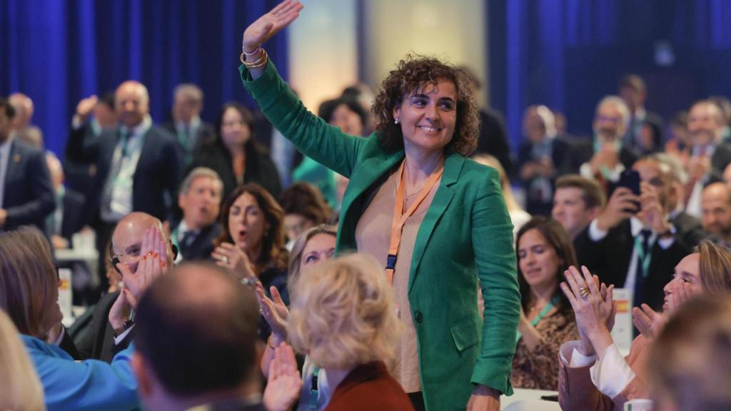 Dolors Montserrat asiste a la apertura del Congreso del Partido Popular Europeo (PPE), este martes en el recinto de Feria Valencia